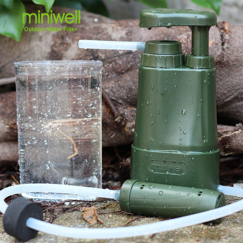 miniwell L610 Pumping Water Filter + L610 Filter Replacements(Includes Prefilter, Carbon Filter and Ultrafiltration Filter) ► Photo 1/5