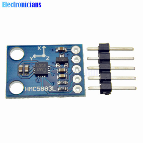 GY-273 HMC5883L 3-Axis Compass Magnetometer Sensor Board Module IIC/I2C For Arduino 3-5V Power High Accurancy ► Photo 1/6