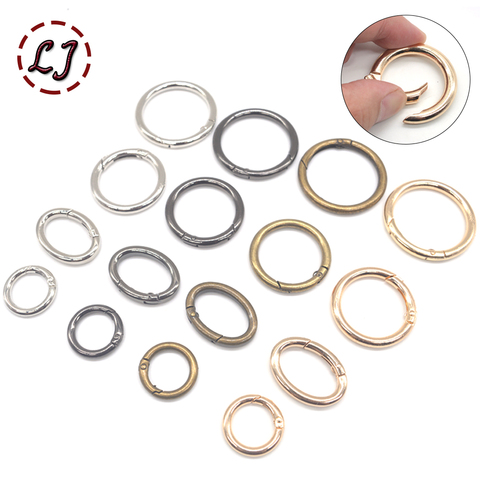 5PCS O-Ring Openable Keyring Bag Strap Buckle Clasp Clip DIY Accessories