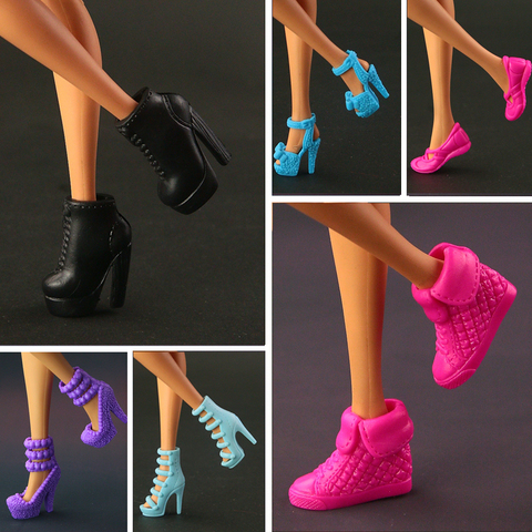 2022 New fashion  high-heeled shoes crystal shoes for barbie doll  15 style shoes available ► Photo 1/6