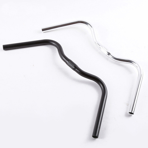 Aluminum alloy city Bike Fixed Gear Handlebar25.4 Ladies Bike Handlebar retro vintage Commuter bicycle handlebar ► Photo 1/3