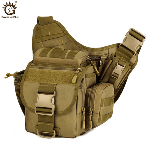 Multi-functional DSLR Camera Bag Tactical Messenger Bags Men Saddle Camouflage Shoulder Bags Waterproof Military Crossbody Bag ► Photo 1/6