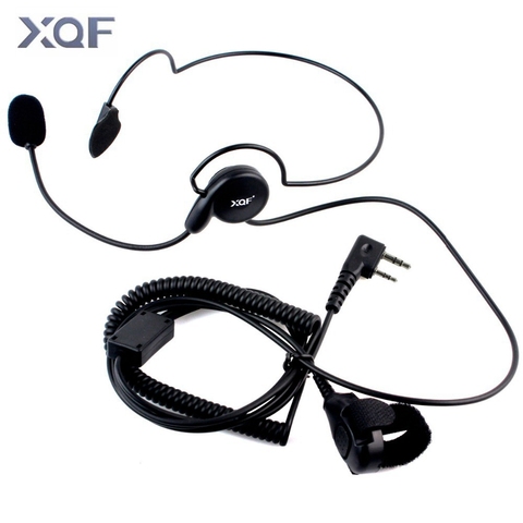 Tactical Radio Headset Auricular Unilateral Headphone With Mic Finger PTT Ecouteur Cycling Field Earphone For Kenwood Baofeng ► Photo 1/6