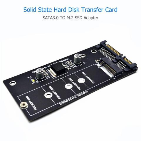 SATA 3.0 22 Pin SATA to M.2 SSD Adapter M2 Expansion Card for B key/(B+M) key SATA Signal M.2 NGFF SSD 2242/2260/2280 ► Photo 1/6