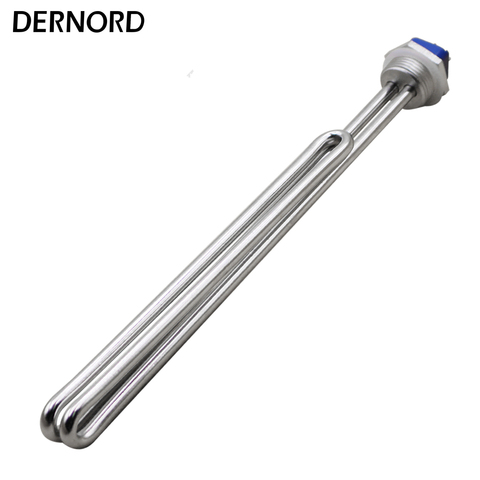 Stainless Steel 240V 3500W Foldback Screw In Heater Element with 1 INCH NPT Thread ► Photo 1/1