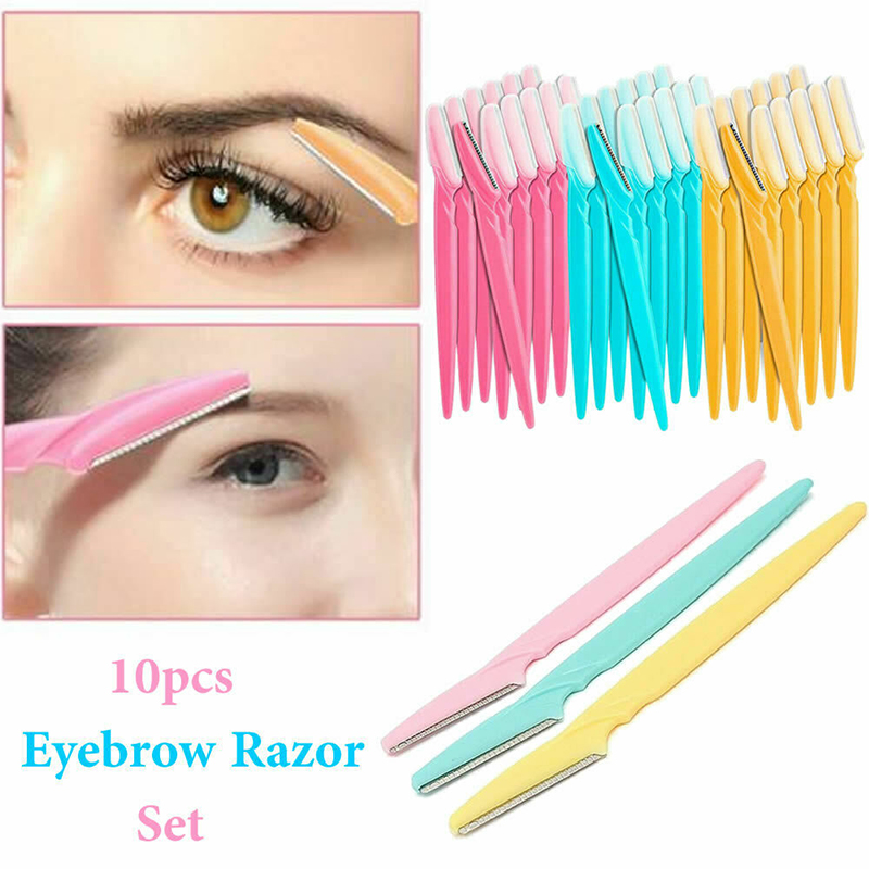 6/10pcs/set Eyebrow Trimmer Safe Blade Eyebrow Shaper Razor Face Hair  Remover Scraper Shaver Cutter Makeup Beauty Tools Set - Price history &  Review | AliExpress Seller - LORZIFEI Store 