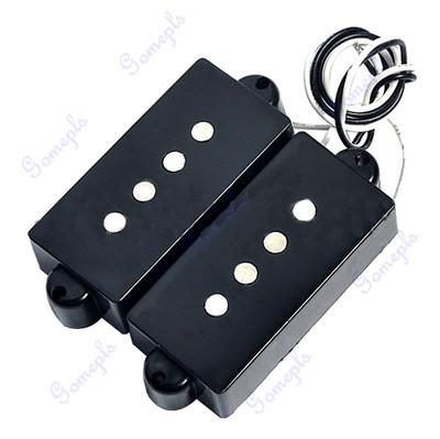 Black 4 String Noiseless Pickup Set For Precision P Bridge Bass Pickup Set ► Photo 1/1