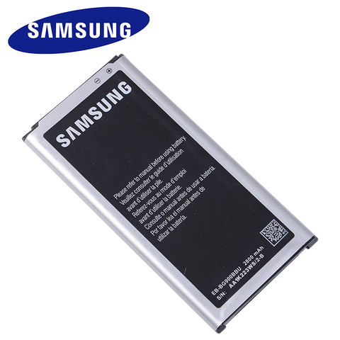 Original Samsung S5 Battery for Galaxy S5 G900 G900S G900I G900F G900H 2800mAh EB-BG900BBE With NFC Replacement Battery ► Photo 1/6