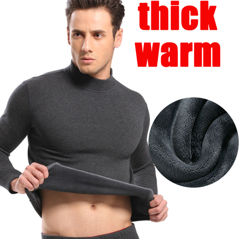 HOT SALE 2022 new thermal underwear mens long johns men Autumn winter shirt+pants sets warm thick plus velvet size M-XXXL ► Photo 1/6