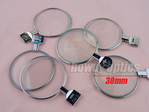 5pcs Free Shipping Optical Ophthalmic lenses Trial lenses for trial lens set Metal rim DIA 38mm ► Photo 1/1