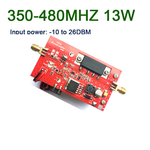 350-480MHZ 433MHZ 13W UHF RF Radio Power Amplifier AMP DMR  digital transmission + heatsink + Fan ► Photo 1/1