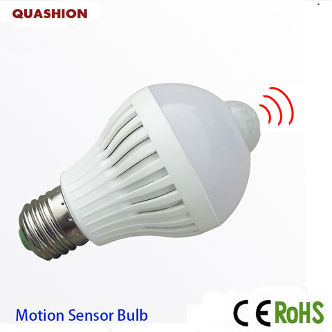 Smart PIR Motion Sensor Bulb E27 220V Led Lamp 5W 7W 9W LED Auto Infrared Body Sensor Lamp Home Lighting Garage Stairs ► Photo 1/6