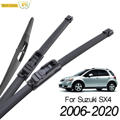 Misima Windscreen Wiper Blades For Suzuki SX4 /SX4 S-Cross Front Rear Window 2006 2007 2008 2009 2010 2011 2012 2013 2014 2015 ► Photo 1/6