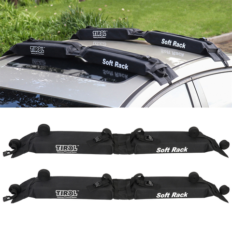 Car Soft Roof Rack Auto Outdoor Rooftop Luggage Carry 60kg Luggage For SUV Van ATV RV Camper Jeep Etc 600D Oxford PVC Roof Rack ► Photo 1/6