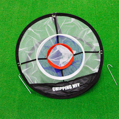 1pcs Golf Pop UP Mats Practice Easy Net Golf Training Aids Metal + Net Indoor Outdoor Chipping Pitching Cages PGM Brand new ► Photo 1/1