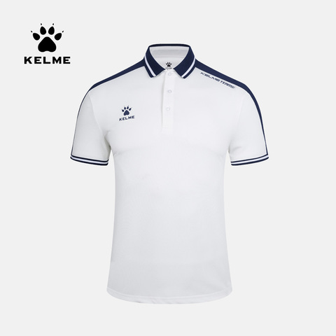 KELME Men's Training Polo T-Shirt  Summer Running Cotton Shirts Casual Short Sleeve Tops High Quantity Polo For Men 3891068 ► Photo 1/5