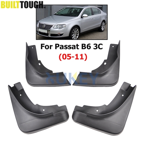 Set Mud Flaps For VW Passat B6 3C 2005-2011 Sedan Mudflaps Splash Guards Mud Flap Mudguards Fender 2006 2007 2008 2009 2010 ► Photo 1/6