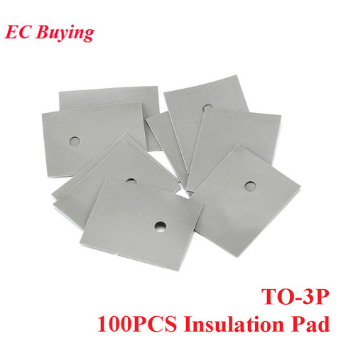 100PCS TO-3P Insulation Pad Silicone Heatsink Shim Transistor Silicone Insulation Film ► Photo 1/2