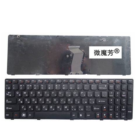 Russia NEW Keyboard FOR LENOVO G580 Z580A G585 Z585 G590 Z580 RU laptop keyboard ► Photo 1/4