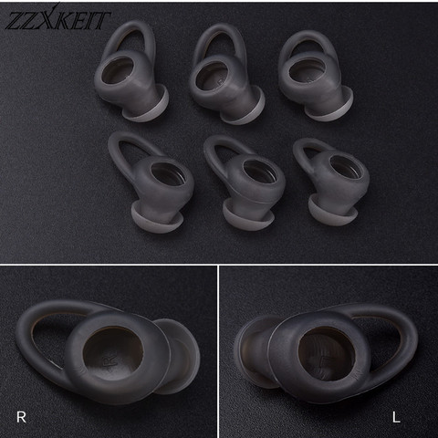 3Pairs S/M/L Replacement Earbuds Ear Pads for Meizu EP51 In-Ear Sports Bluetooth Headphone Eartips Earbuds Earpads Silicone ► Photo 1/6