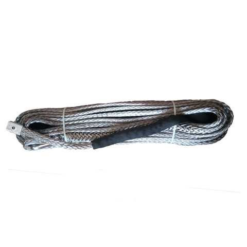 China Factory Direct Sell 12mm x 25m Synthetic Winch Rope UHMWPE Rope ► Photo 1/4
