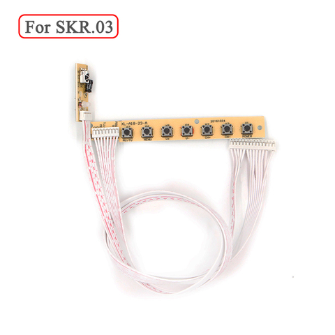 For SKR.03 Universal controller board Universal 7 Keys Button TV Switch Keypad Board With IR v56 ► Photo 1/6