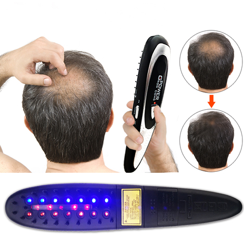 Professional LED Laser Comb Hair Growth Loss Regrowth Hair Brush Treatment  Electric Infrared Stimulator Hair Styling Tools - Price history & Review |  AliExpress Seller - PRITECH Women Personal Healthy Store 