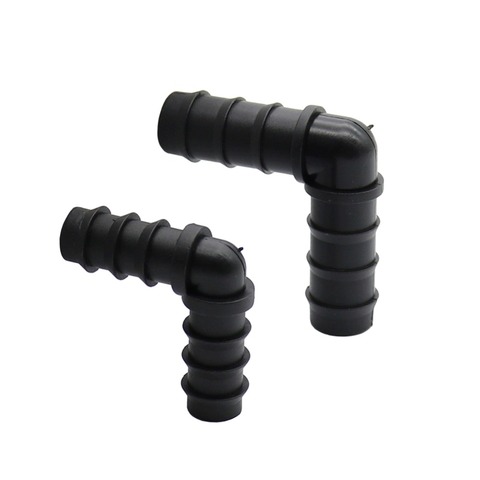 DN16 DN20 90 Angle Elbow Connector Angle Bend Garden Irrigation Fittings Water Pipe Connectors water irrigation system 5 Pcs ► Photo 1/6