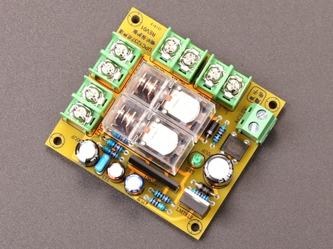 High current dual OMRON relay UPC1237 dual channel speaker protection board ► Photo 1/1