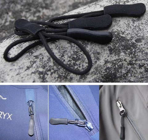 Zipper Pull Puller End Fit Rope Tag Fixer Zip Cord Tab Replacement Clip Broken Buckle Travel Bag Suitcase Clothes Tent Backpack ► Photo 1/5