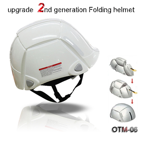 OTM-05 Folding helmet new 1 second Folding helmet earthquake Collapse outdoor Rescue escape Limited space helmet ► Photo 1/6
