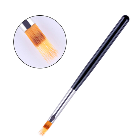 BP Gradient Painting Pen Drawing Nail Brush Black Wooden Handle  UV Gel Nail Art Brush Tool ► Photo 1/6