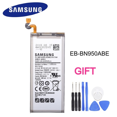 EB-BN950ABE Original Replacement Phone Battery For Samsung GALAXY Note 8 N950 N950F N950U N950N Phone Batteries 3300mAh ► Photo 1/3