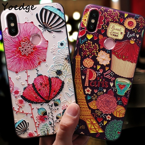 3D Emboss Cover For Xiaomi Redmi 7A 8A Note 5 6 7 8 9 Pro 8T For Xiaomi Mi 9 9T Pro A1 A2 A3 8 Lite F1 CC9 CC9E Note 10 TPU Case ► Photo 1/6