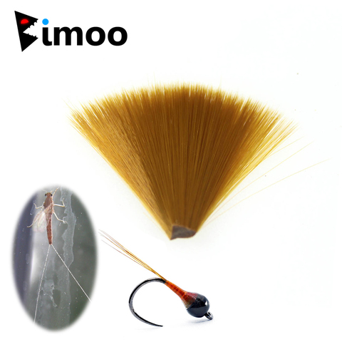 Bimoo Fine Diameter Brown Nylon Tapered Floating Fly Tying Mayfly Tail Fiber Perdigon Nymph Tails Fly Tying Material ► Photo 1/4