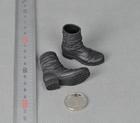 1/6 Scale Black Short Leggings Boots shoes Model For 12''Soldier Action Figure Accessories ► Photo 1/1