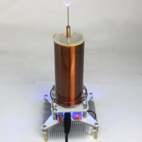 Music Tesla Coil Put Music Ion Windmill Wreath Spaced Lights Wireless Transmission ► Photo 1/1