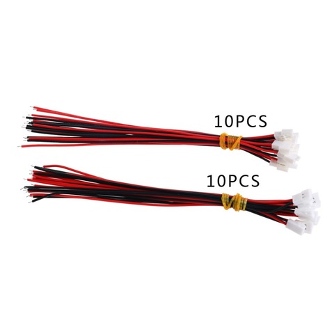 10Pairs DIY JST DS LOSI 2.0MM 2 Pin Connector Plug Male Female With Wire 150MM ► Photo 1/1