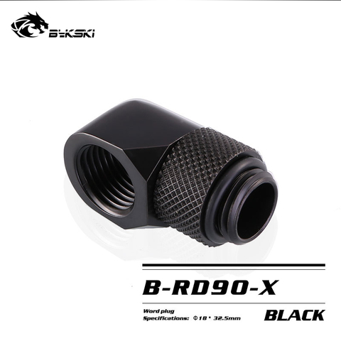 BYKSKI Black Version G1/4 Plug / Hose Fitting / OD14mm Hard Tube Fitting / Filter / Thermometer / Rotary Fitting / Water Switch ► Photo 1/6