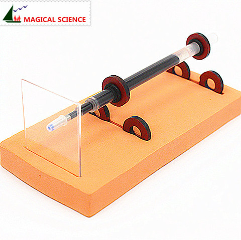wholesale Physical experiment homemade Magnetic Levitation pen DIY materials,home school educational kit for kids students ► Photo 1/6