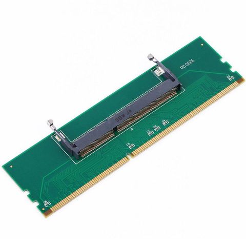 DDR3 Laptop SO-DIMM to Desktop DIMM Memory RAM Connector Adapter DDR3 New adapter of laptop Internal Memory to Desktop RAM ► Photo 1/6