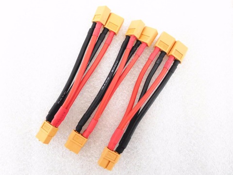 XT60 Parallel Battery Connector Male/Female Cable for RC Battery Motor