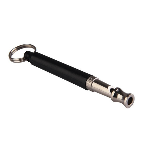 New 1pcs Black Two-tone Ultrasonic Flute Dog Whistles for Training Sound Whistle Obedience Pet Puppy Dog Whistle ► Photo 1/6