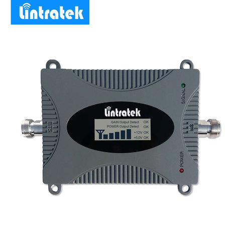 Lintratek 3G UMTS 850 MHz Repetidor Sinal Celular LCD Display GSM 850 Mobile Phone Signal Repeater Mini Size 3G Signal Booster @ ► Photo 1/6