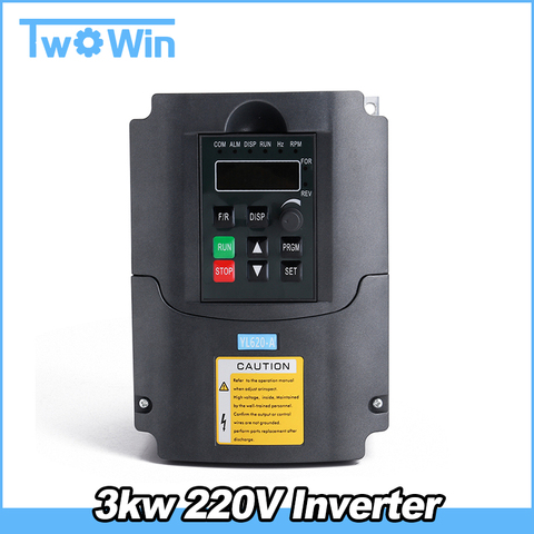 3KW 220V AC Variable Frequency Drive VFD Inverter for 3.0KW spindle 3000W vfd for cnc driver ► Photo 1/6