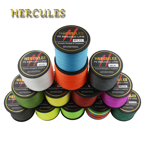 Hercules 8 Strands 1000M PE Braided Fishing Line tresse peche Saltwater Fishing Weave Superior Extreme Super Strong 10LB-300LB ► Photo 1/6
