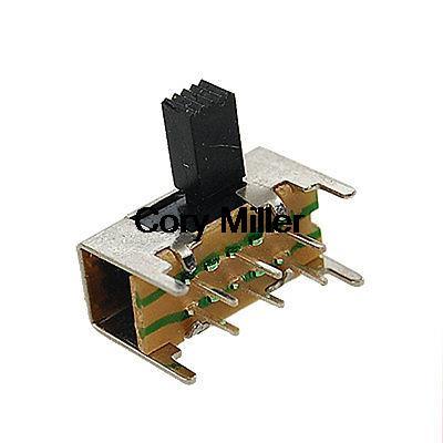 6 Pin PCB On-On 2 Position DPDT 2P2T Mini Slide Switch Side Knob SK22H02 ► Photo 1/1
