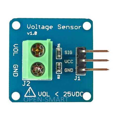 High Accuracy DC Voltage Sensor Module Voltage Detector Voltage Divider Detection Module for Arduino ► Photo 1/3