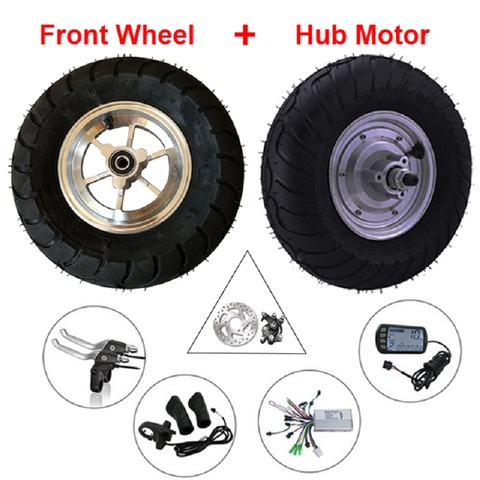 13 inch e bike hub motor 13'' Flat Tyre bicicleta electrica Electric Wheel 24-48v 350W-800W BLDC 12-50km/h electric engine ► Photo 1/1