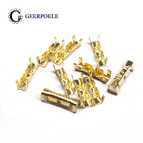 100 pcs/lot DJ 453 U-shaped terminal 0.5-1.5mm Splice Terminals Cold-pressed Connector Cable Electric Sertir Wire  Connection ► Photo 1/6
